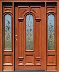 mahogany doors